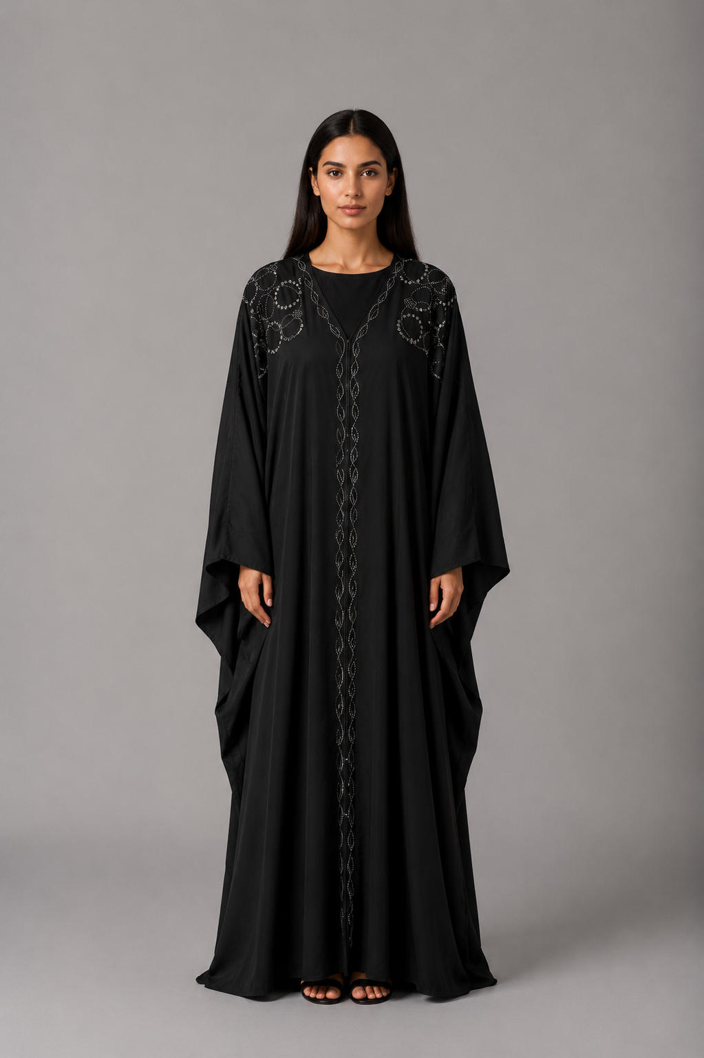 Starlight Black Abaya