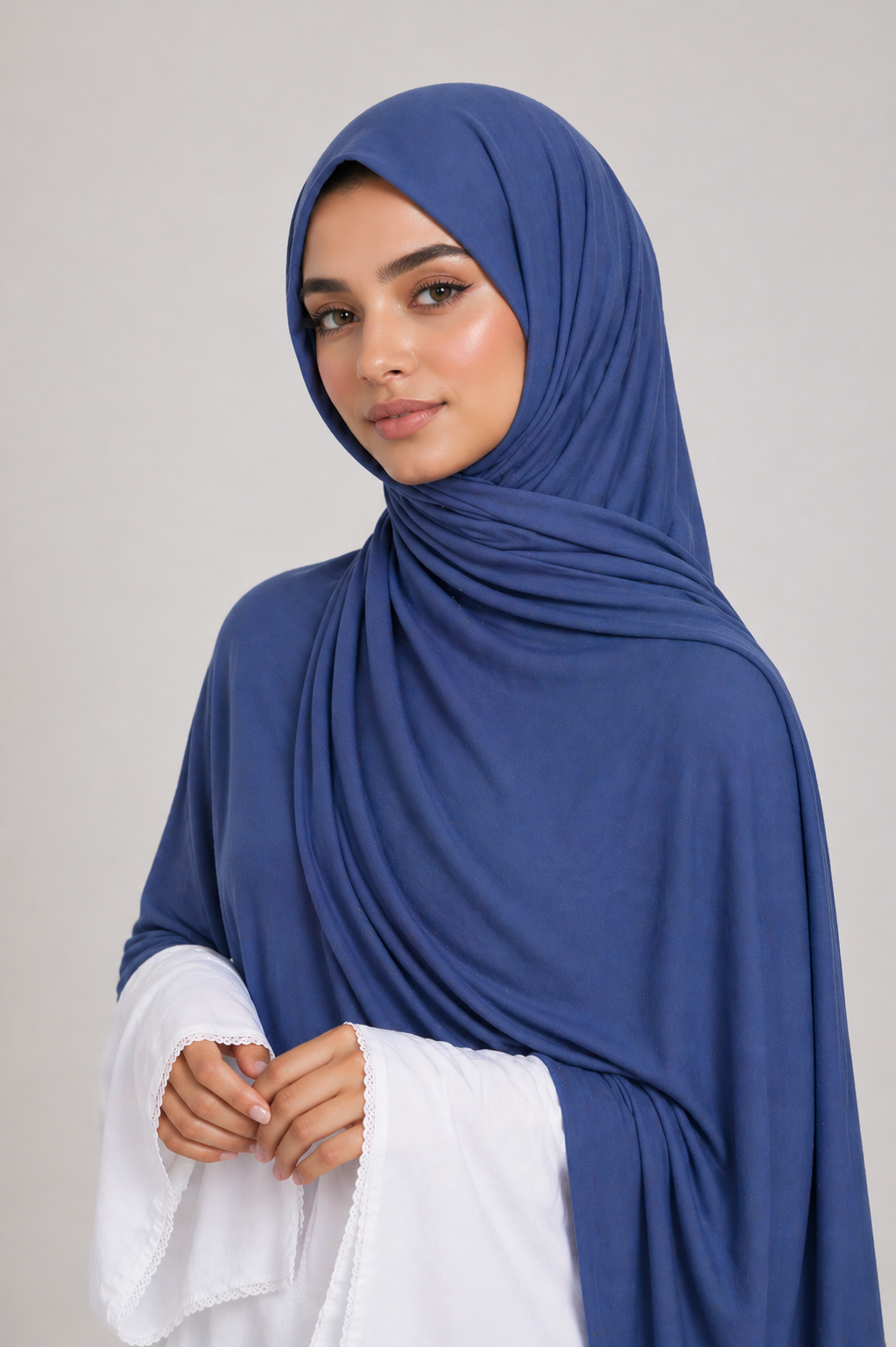 Jersey Hijab | Royal Steel Blue