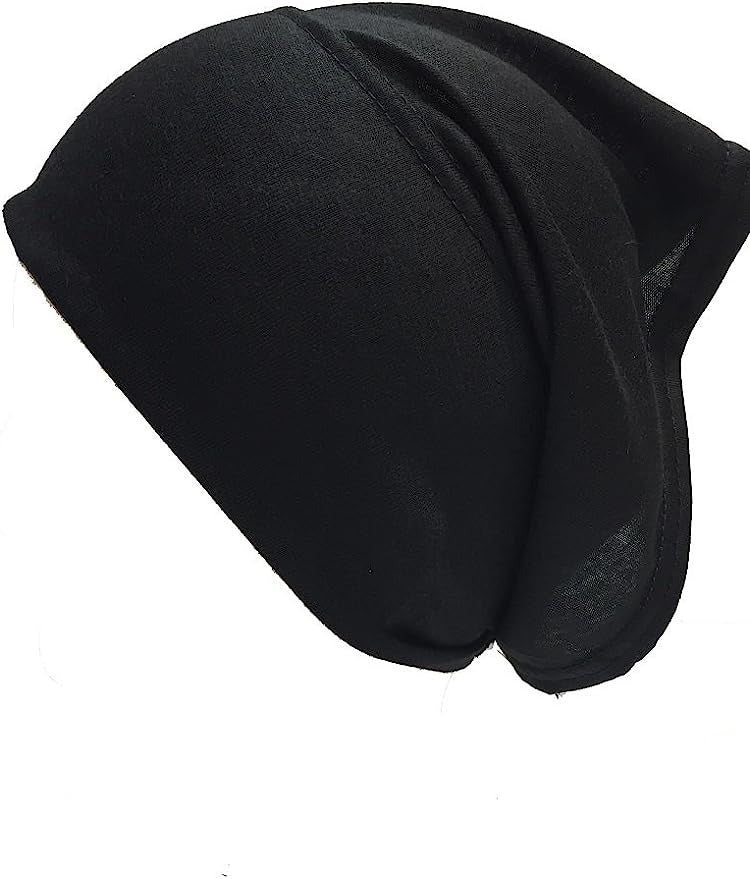 Black Tube Bonnet Hijab