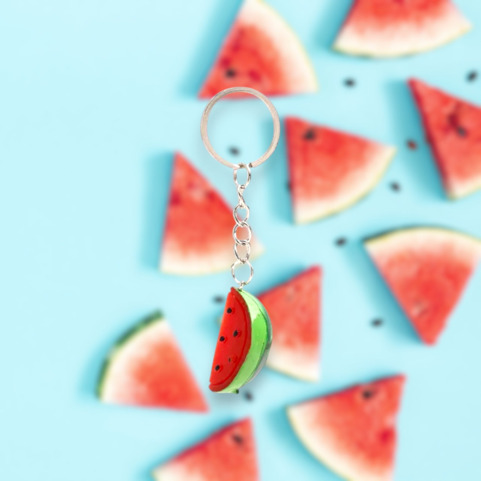 Watermelon Keyring