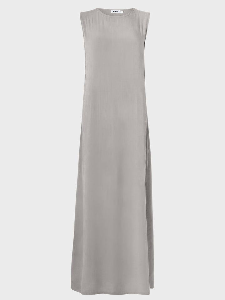 Wind Grey Soft Touch Slip Dress - CAVE