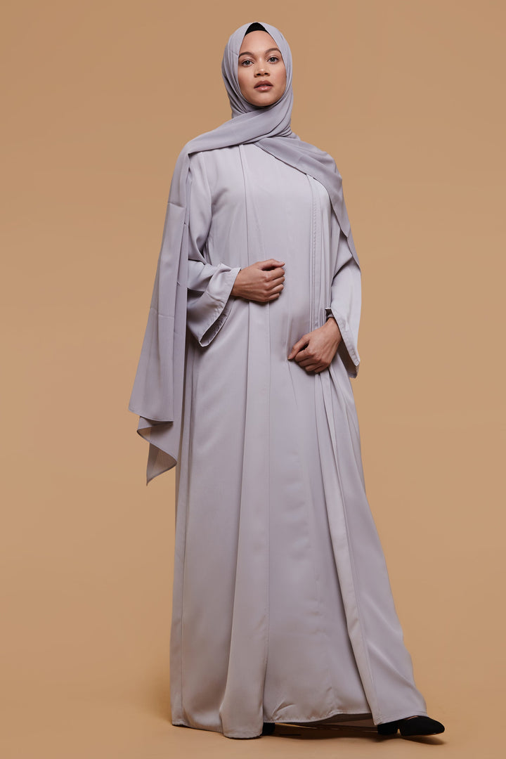 Wind Grey Soft Touch Slip Dress - CAVE