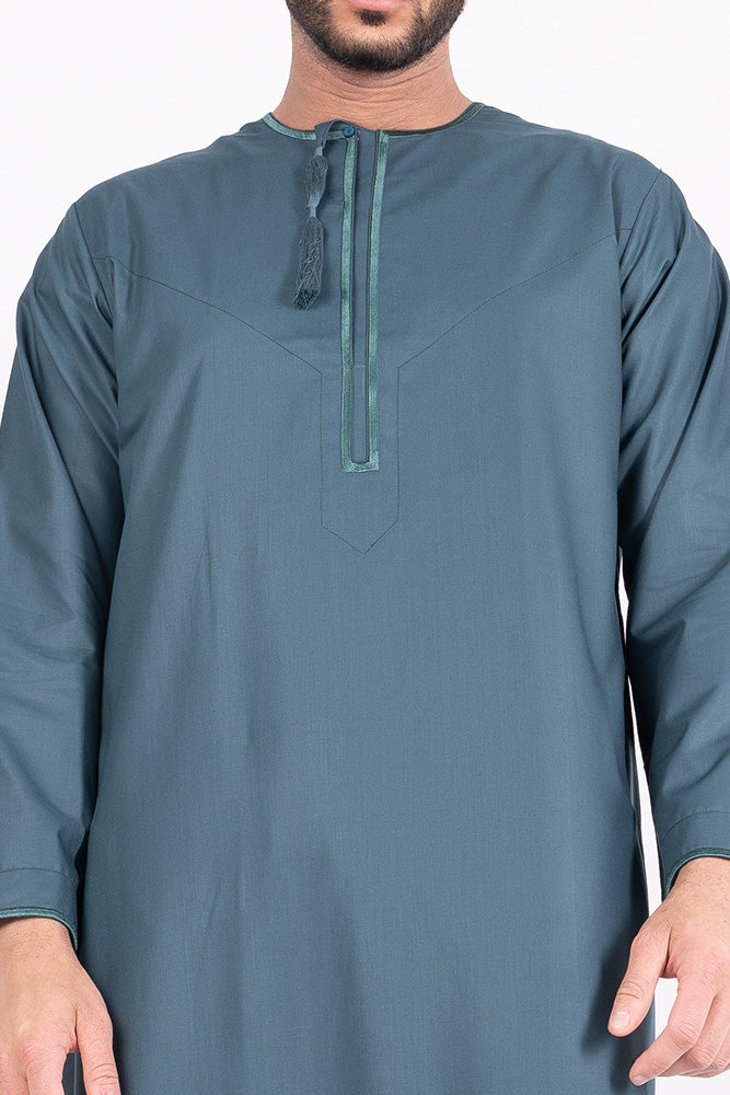 Teal Habeel Thobe