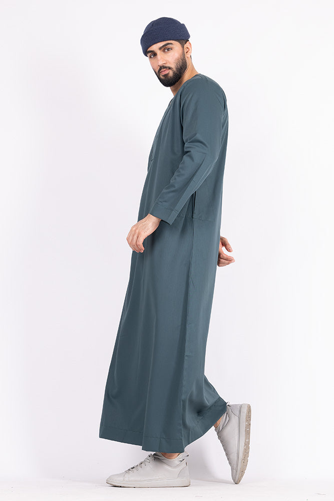 Jade Green Piping Thobe