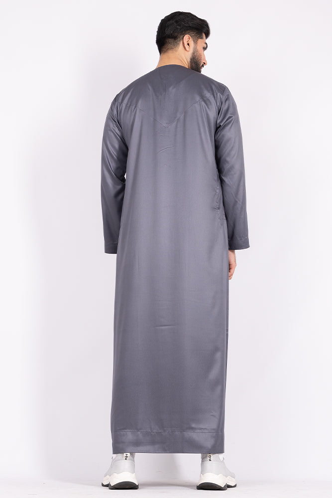 Midnight Black Omani Kandura