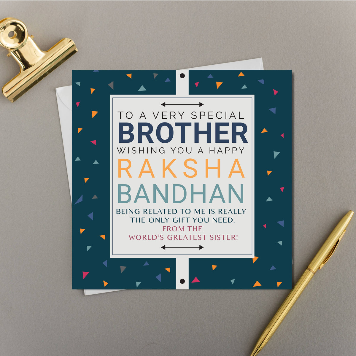 Eastern Print Studio - x6 Brother Humour Sign | from worlds best sister