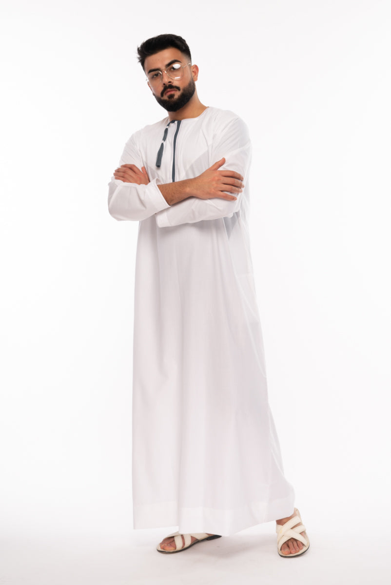 White Habeel Omani - jubbas.com