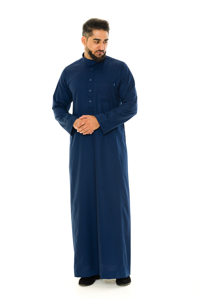 Saudi Collar Jubbah|Thobe - jubbascom