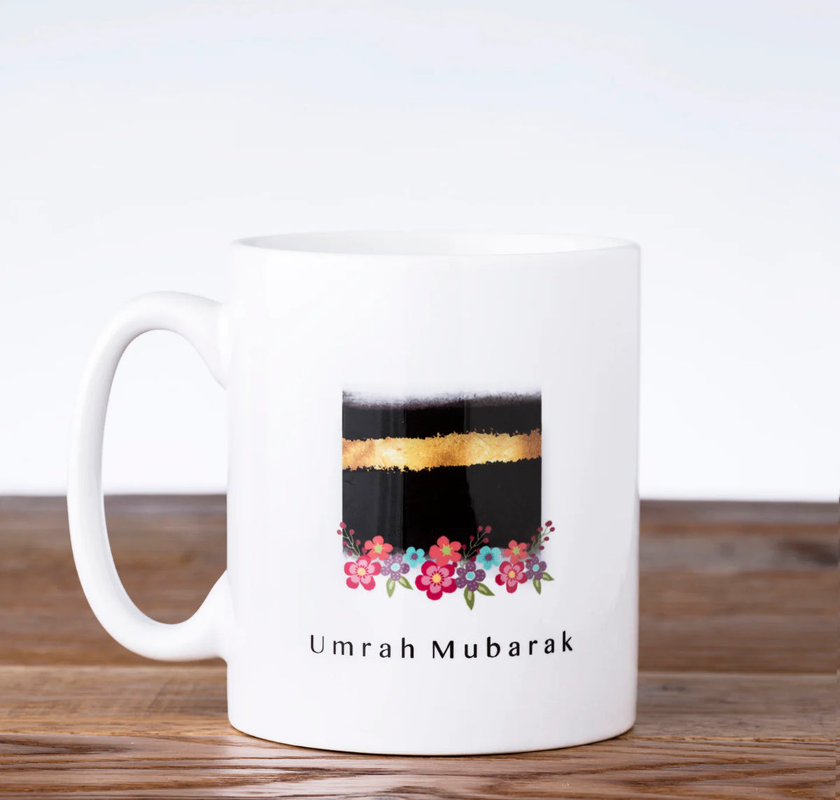 Umrah Mubarak Mug Floral