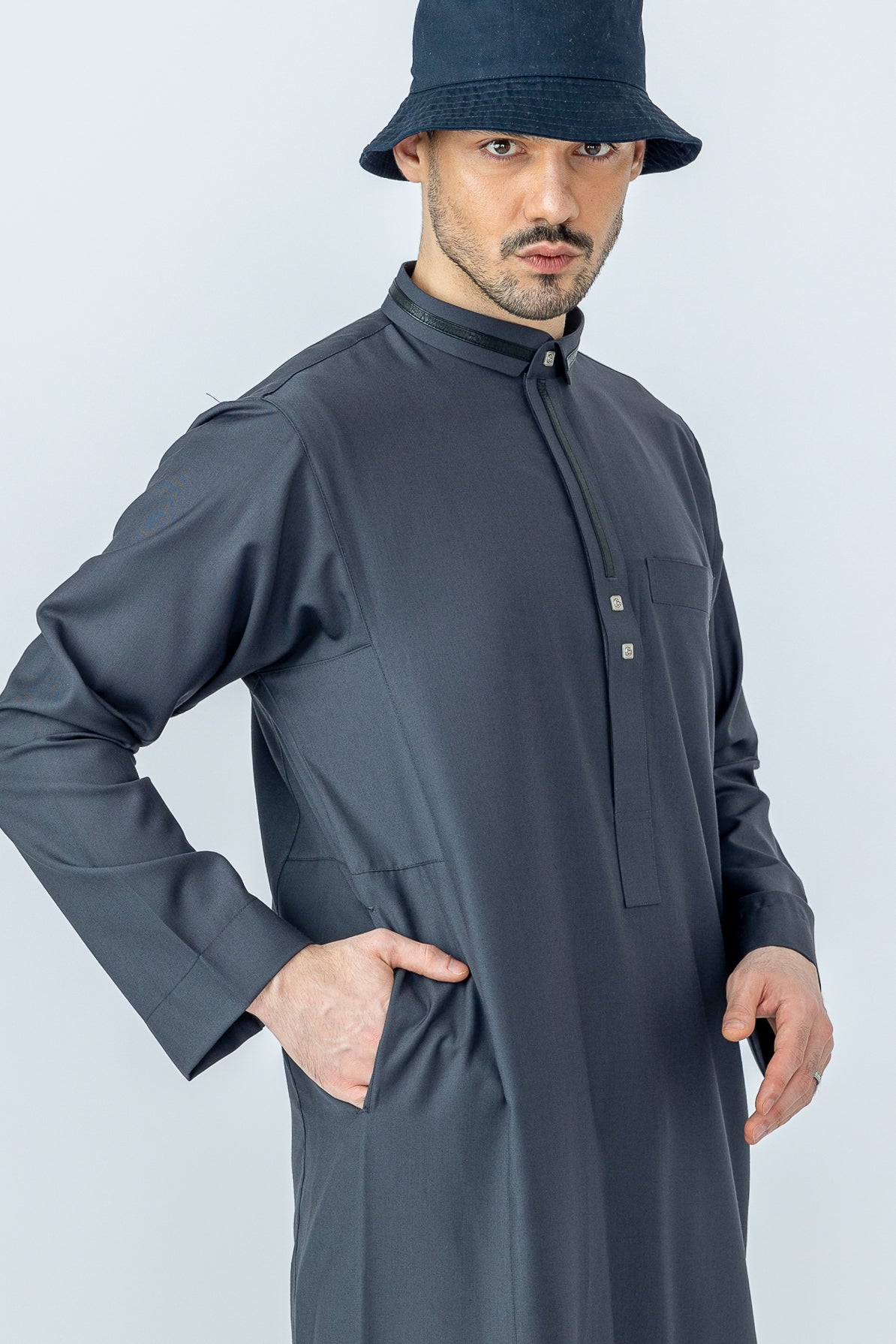 713 Charcoal Grey Thobe