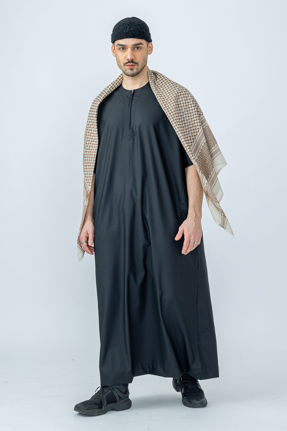 Black Half Sleeve Jubba