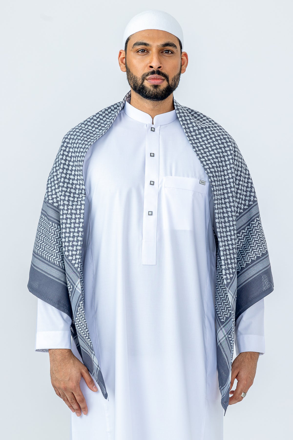 Arab Dark Grey Shemagh