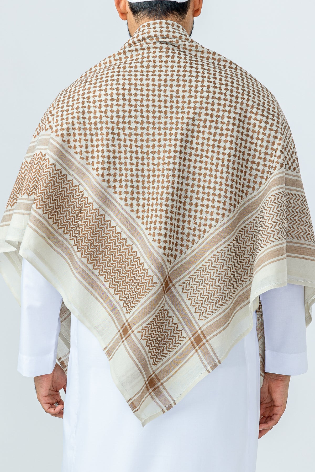 Arab Brown|Cream Shemagh