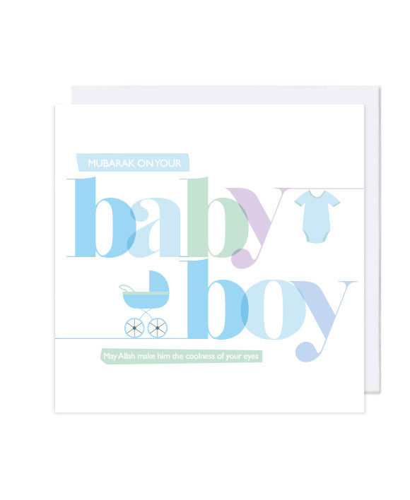 Baby Boy Card - jubbas.com