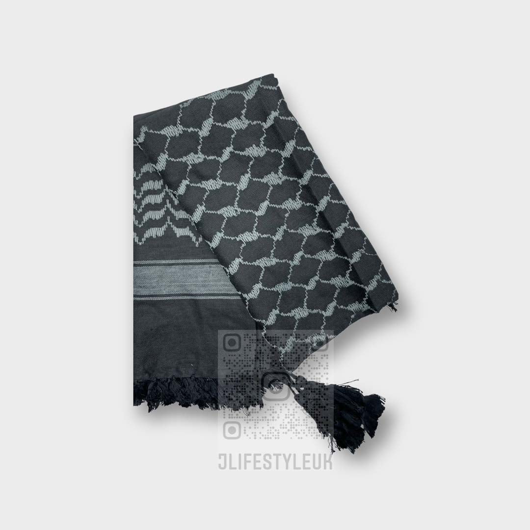 Arab Black|Grey Shemagh