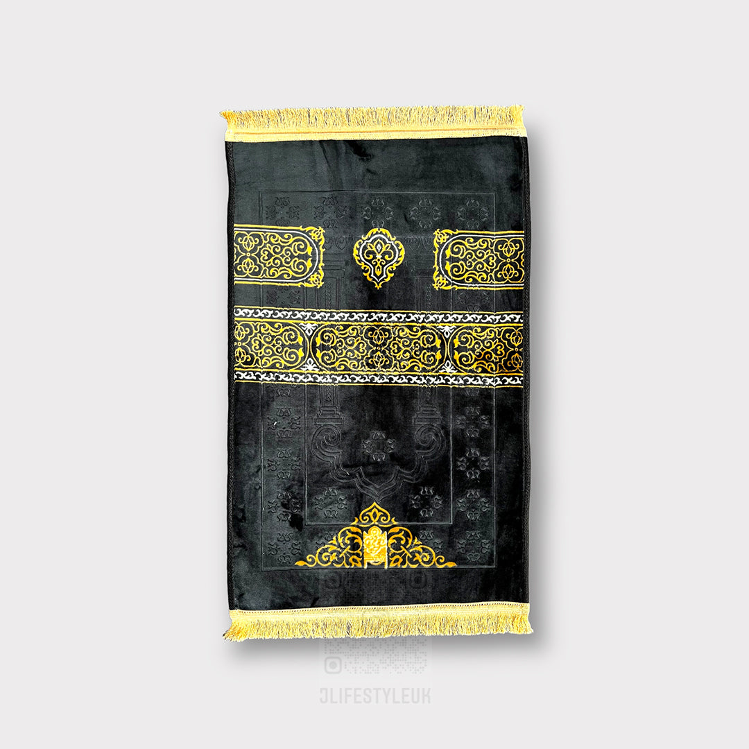 Kaaba Cloth Pattern Prayer Mat