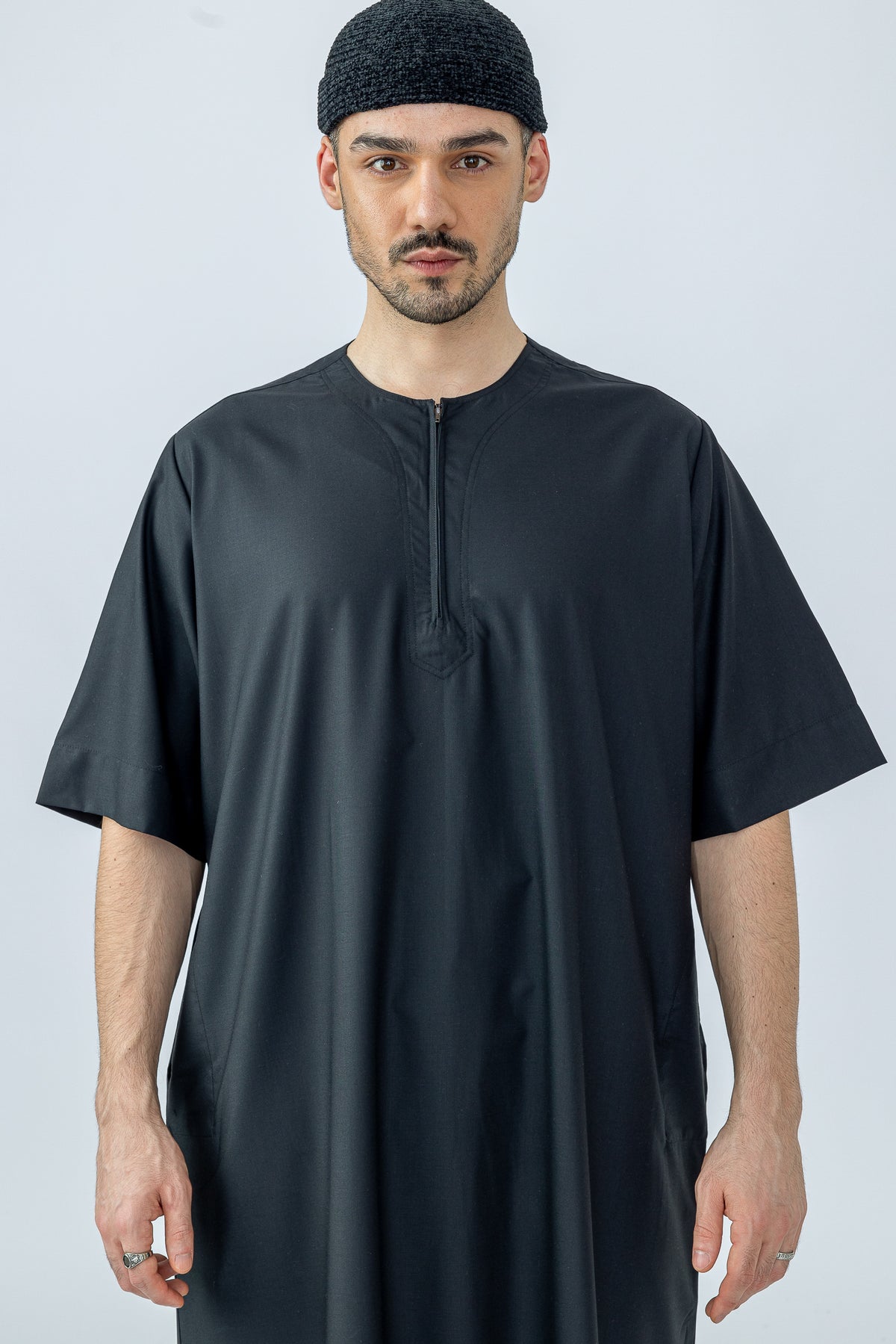 Black Half Sleeve Jubba