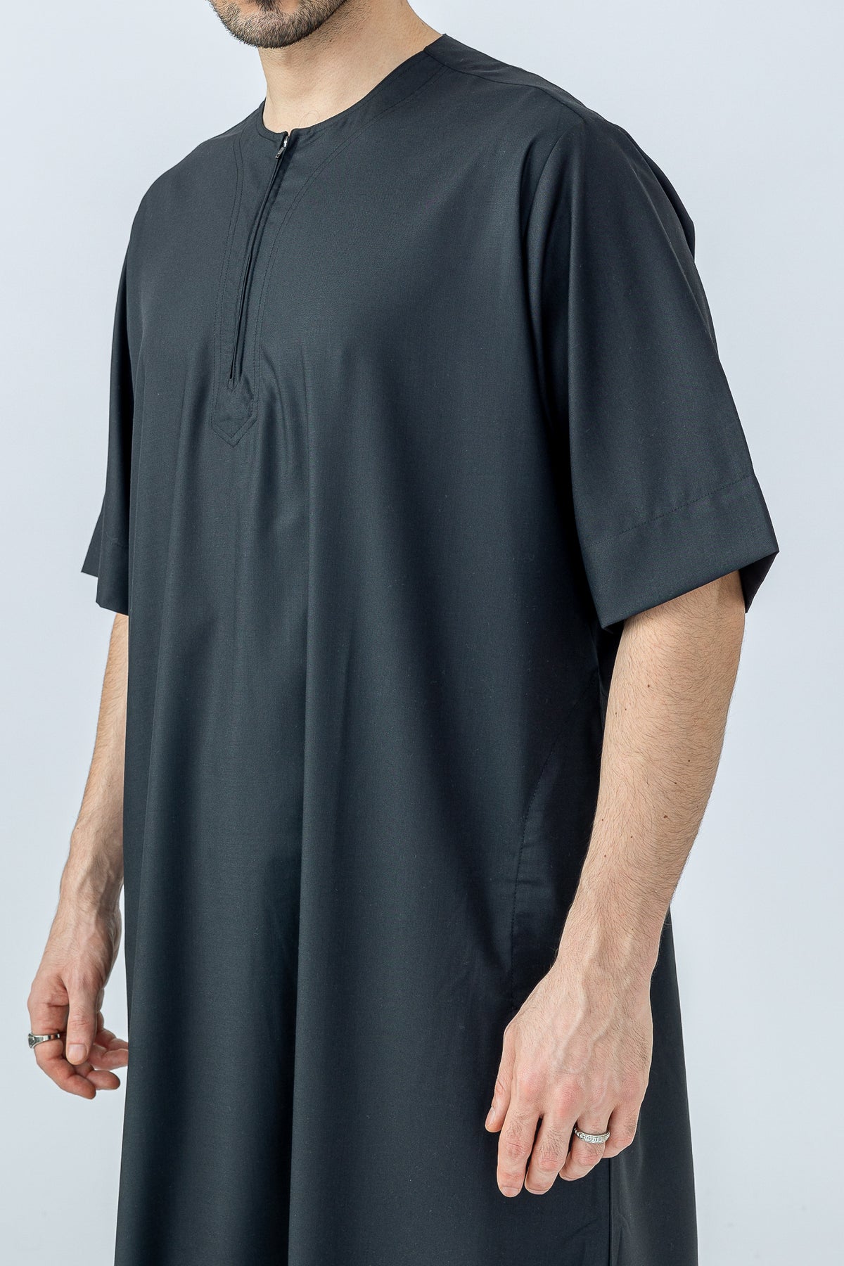 Black Half Sleeve Jubba