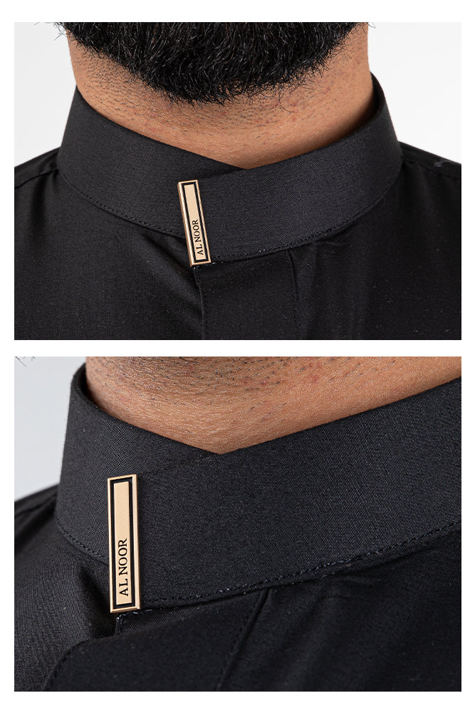 Premium Black Buckle Thobe