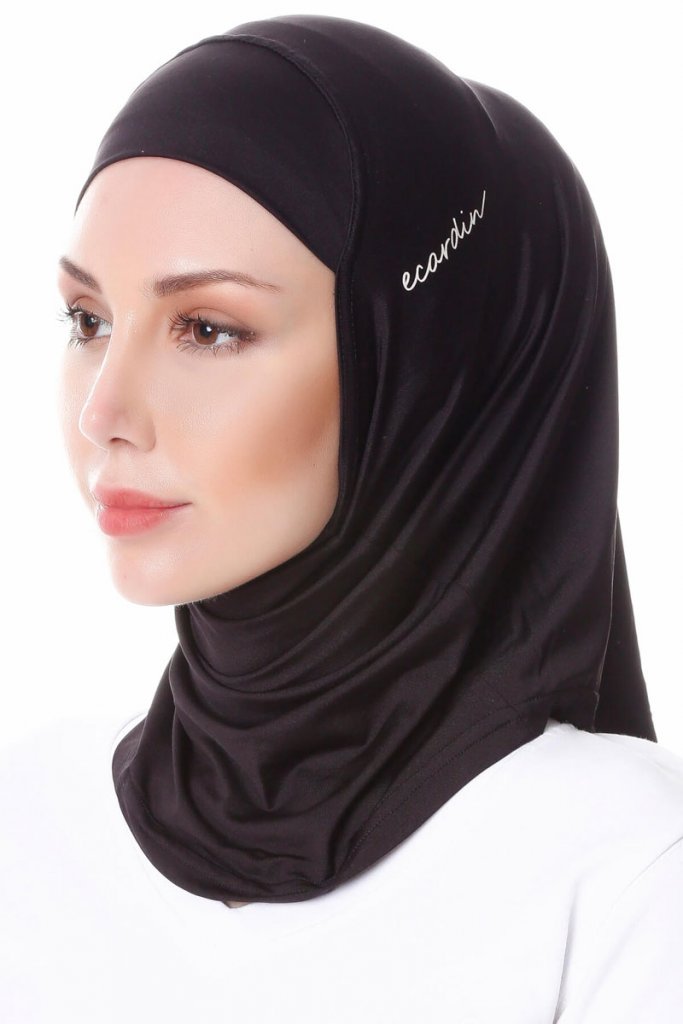 Black Sports Hijab - jubbascom
