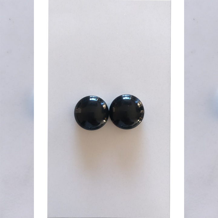 Black Round Scarf Pin - jubbas.com