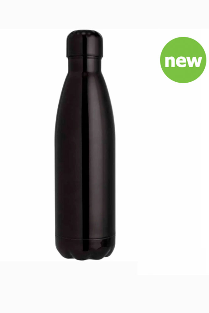 Black Metallic Double Wall Bottle - jubbas.com