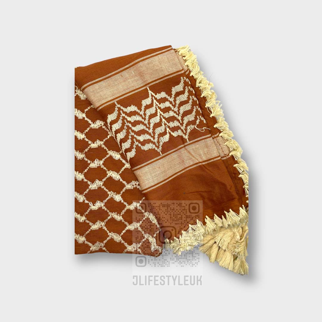 Arab Cinnamon Brown Shemagh