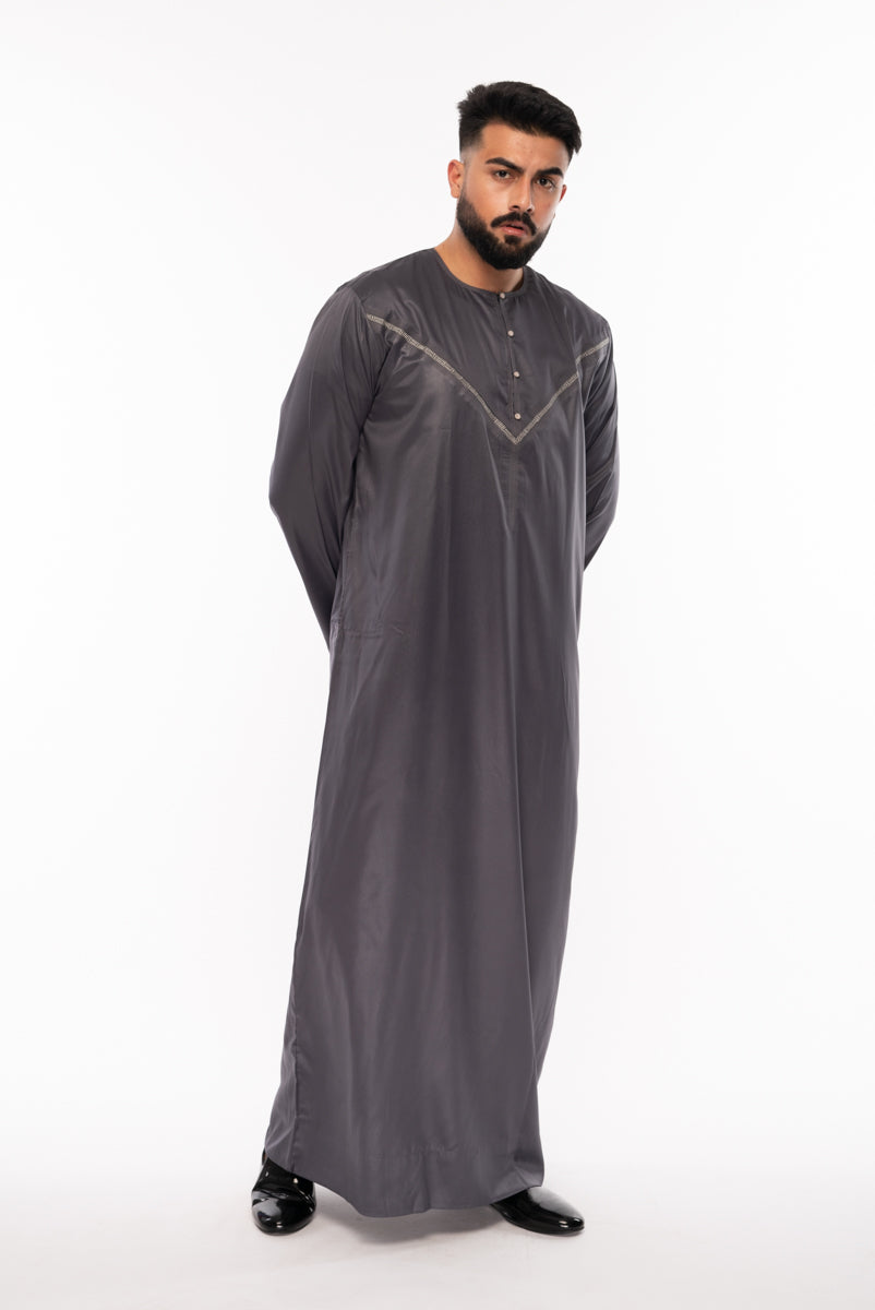 Charcoal Soft Omani - jubbas.com