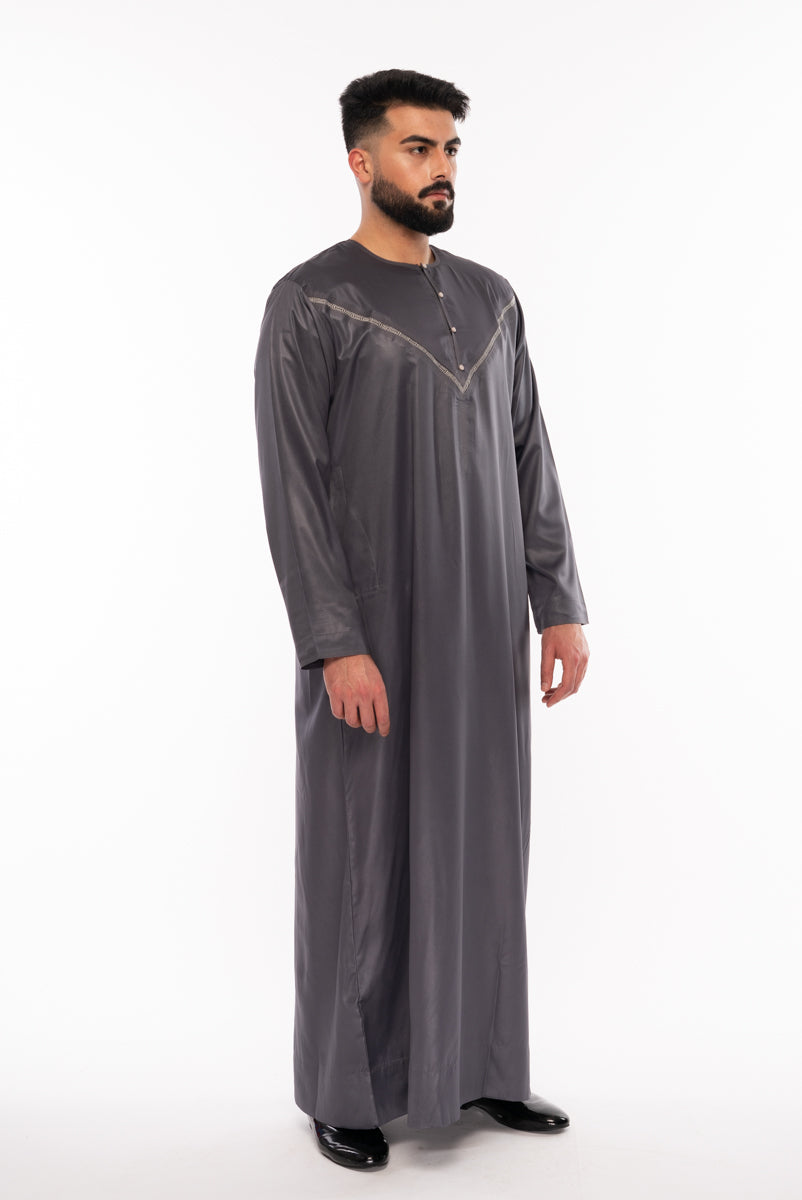 Charcoal Soft Omani - jubbas.com