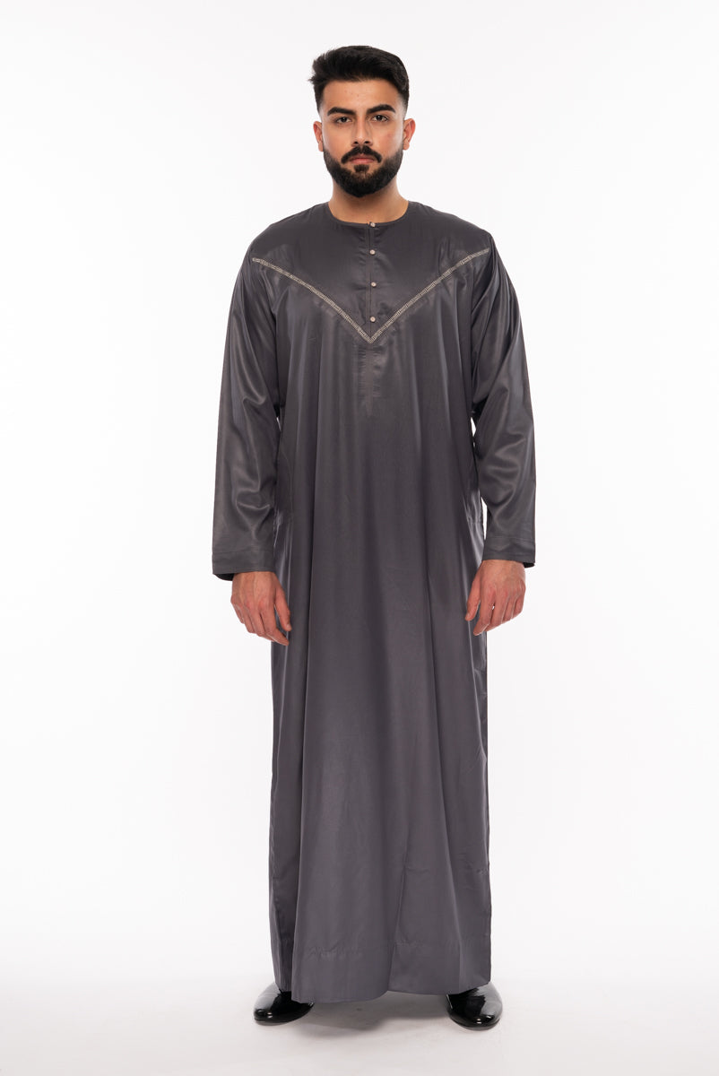 Charcoal Soft Omani - jubbas.com