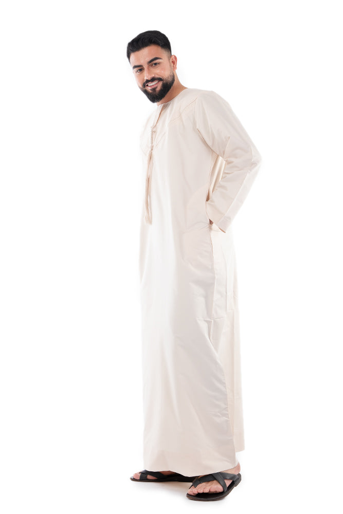 Cream Kids Emirati Thobe