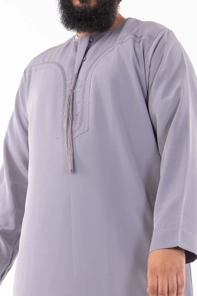Grey Men Arab Omani Jubba - JLifestyle Store
