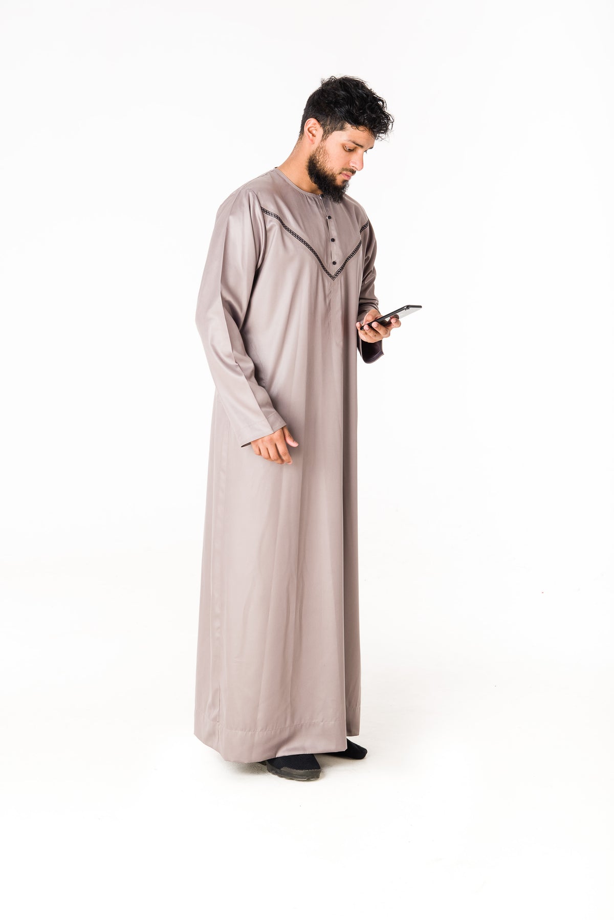Grey Omani Plus Size