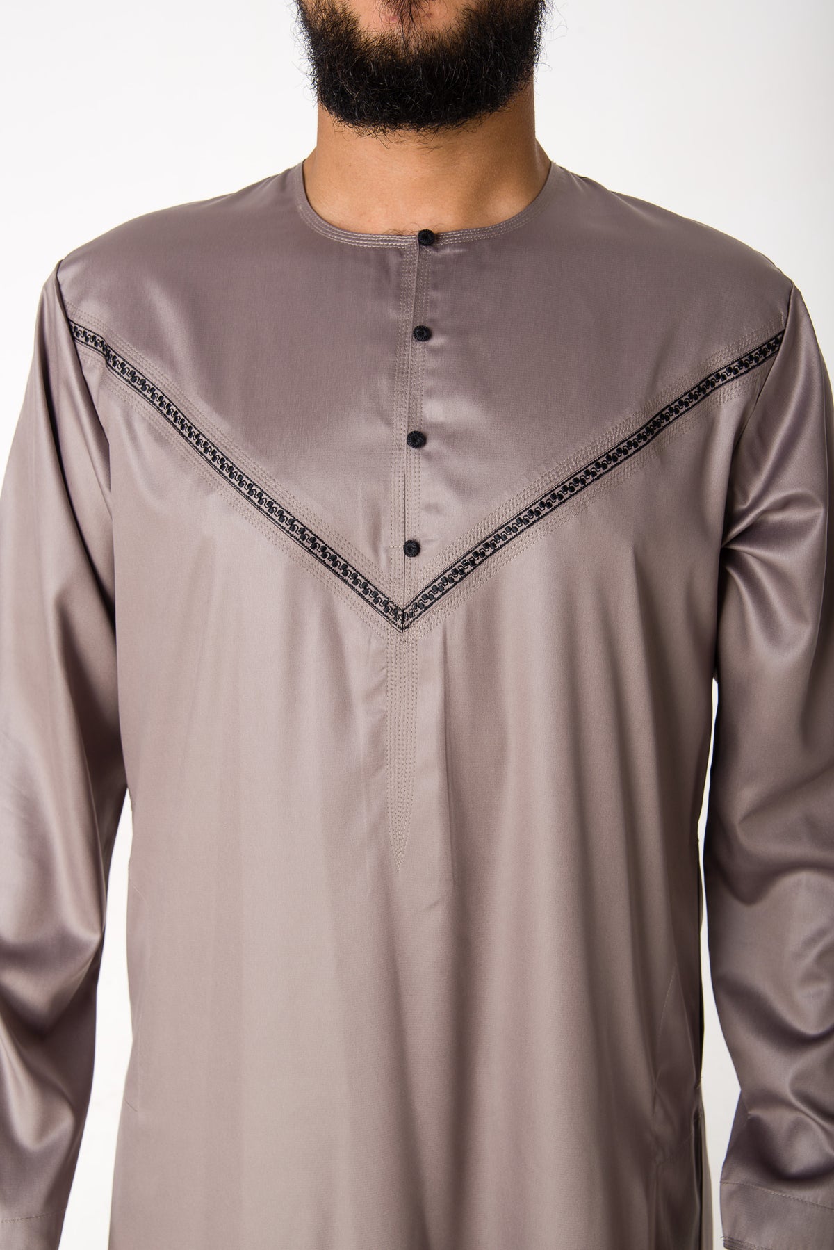 Grey Omani Plus Size