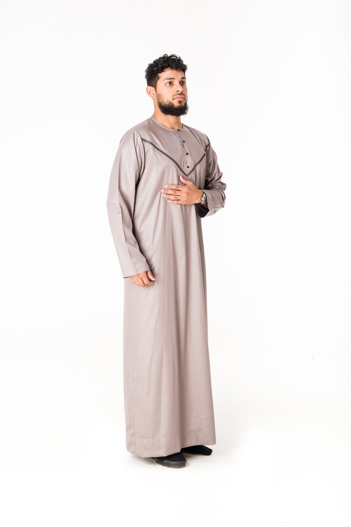 Grey Omani Plus Size