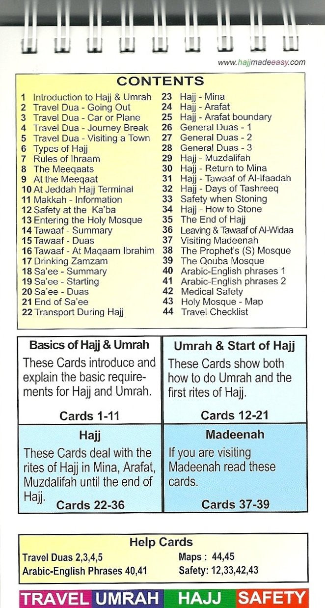 Hajj &amp; Umrah Made Easy - Portable Neck Guide - jubbas.com