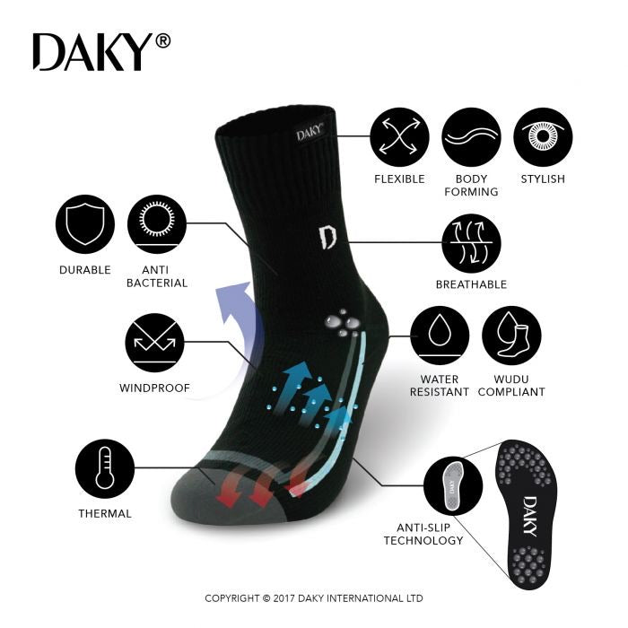 DAKY Tawafeez Plus - Waterproof Socks