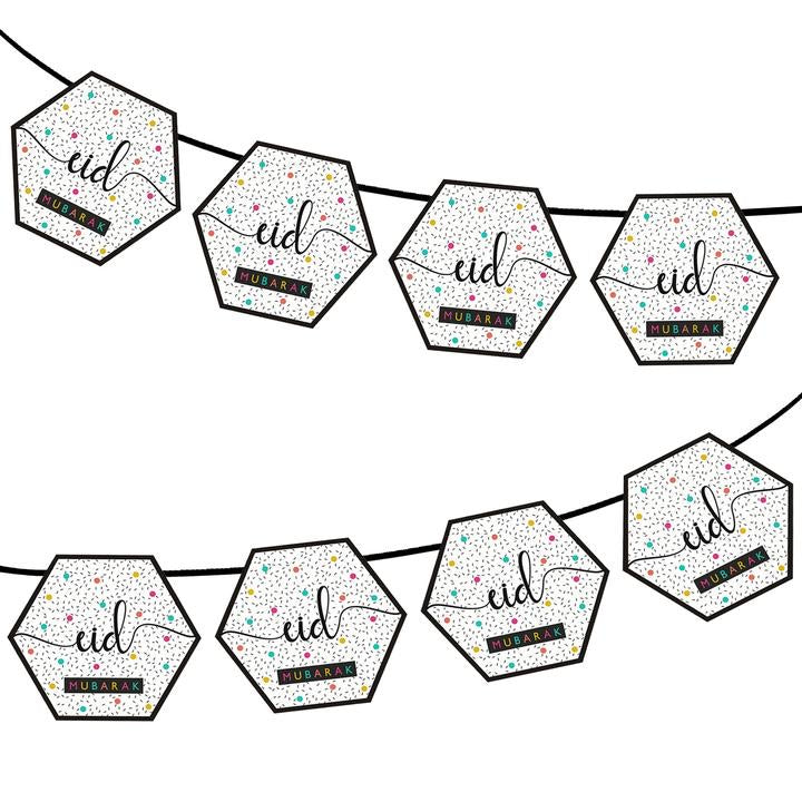 Hexagon Eid Bunting