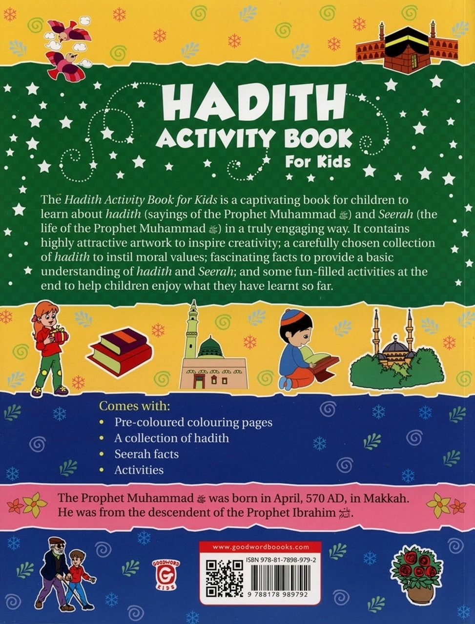 Hadith Activity Book for Kids - jubbas.com