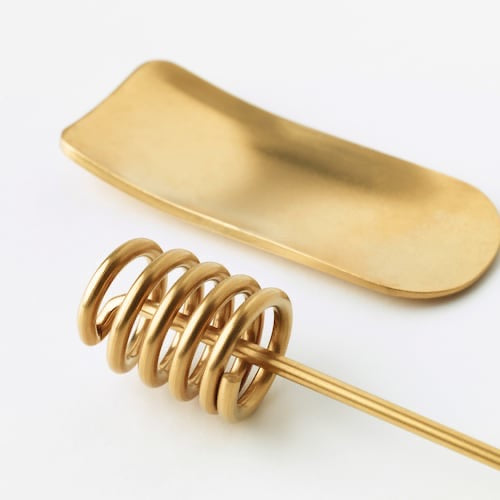 Brass Honey Spoon