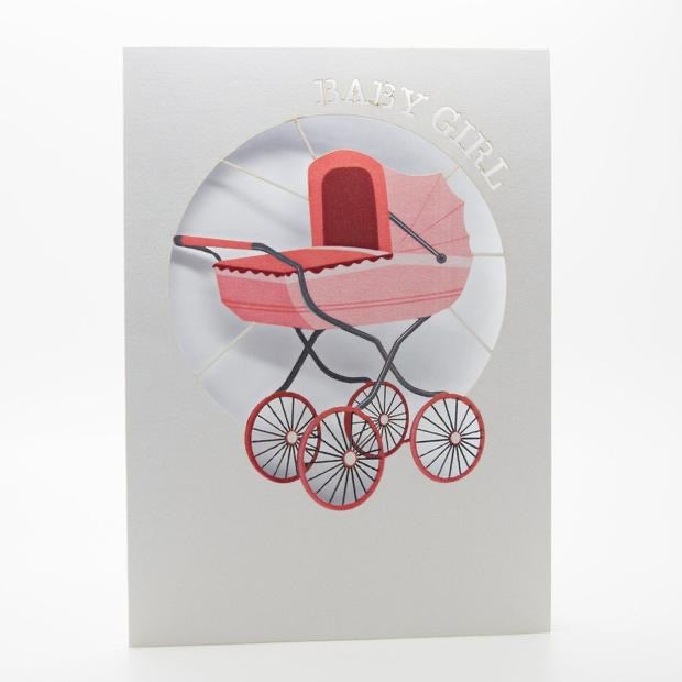 Baby Girl Greeting Card - jubbas.com