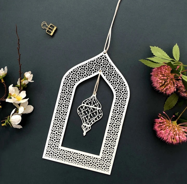 Arabic Arch &amp; Lantern Laser Cut Set