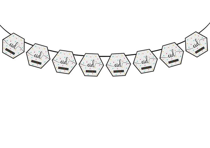 Hexagon Eid Bunting