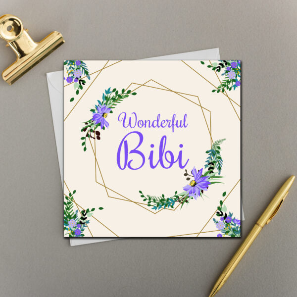 Wonderful Bibi Card