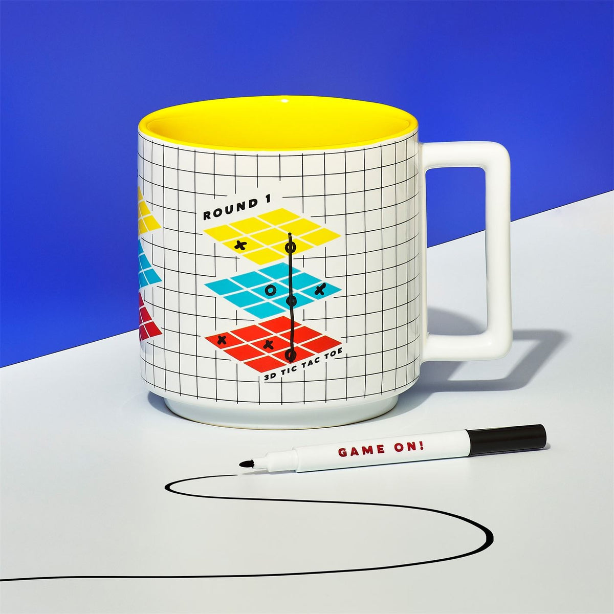 Tic Tac Toe Game Mug &amp; Pen