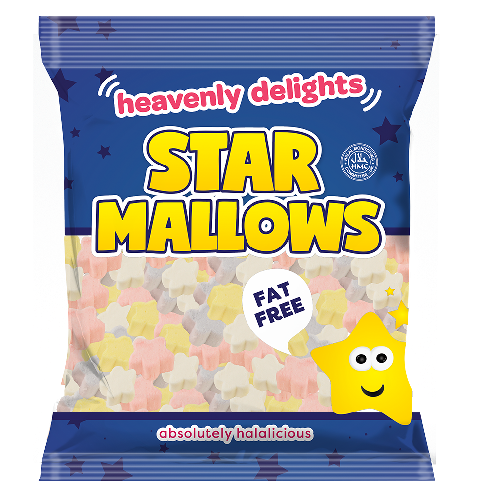 Marshmallows Star Mallow Shape - jubbas.com