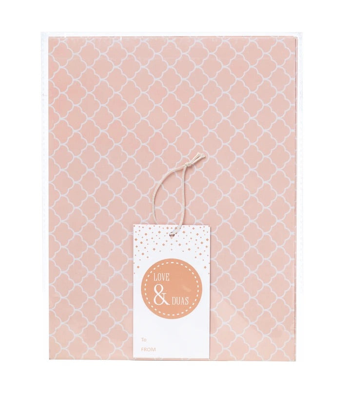 Love &amp; Du&#39;as Gift Wrap- Blush