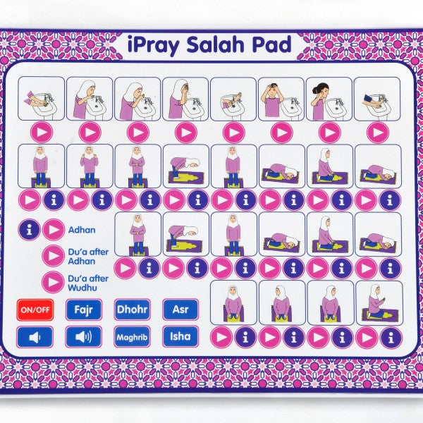 iPray Salah Pad - Pink - jubbascom