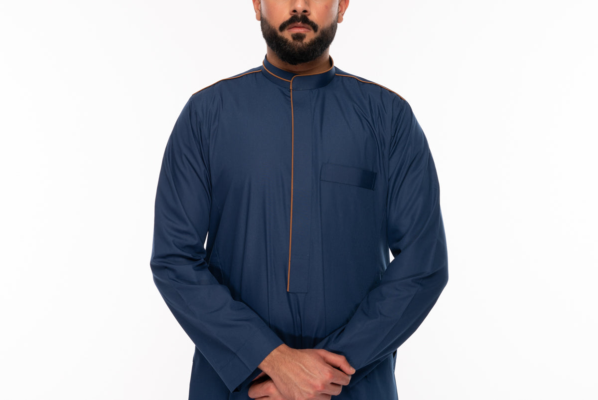 Blue Piping Kids Jubba - jubbas.com