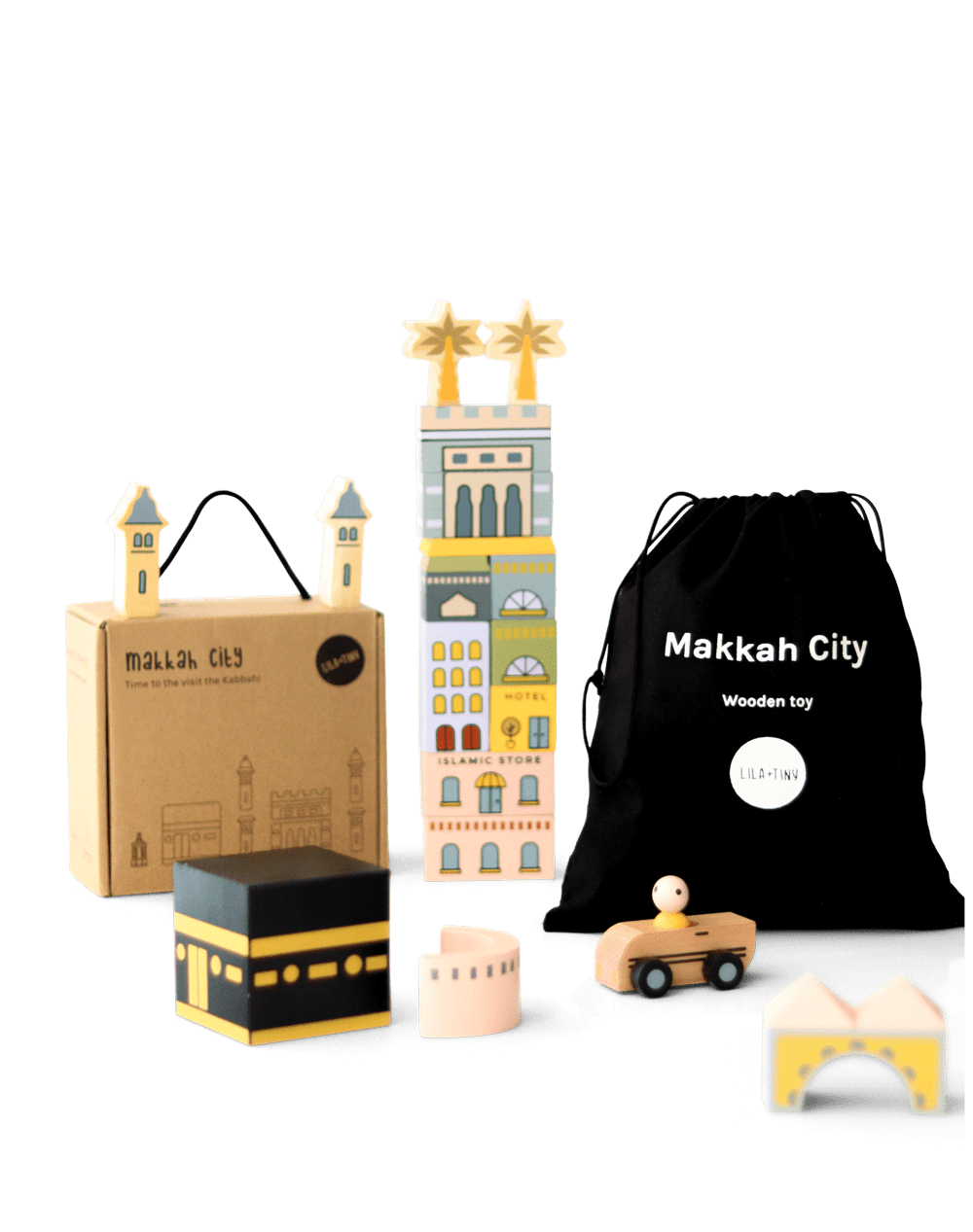 Makkah City Wooden Set